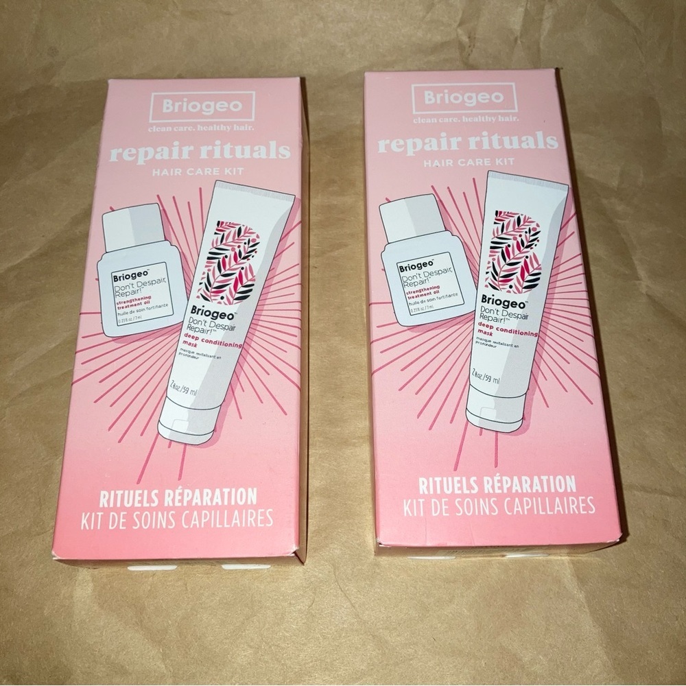 2 x Briogeo Repair Rituals Hair care kit